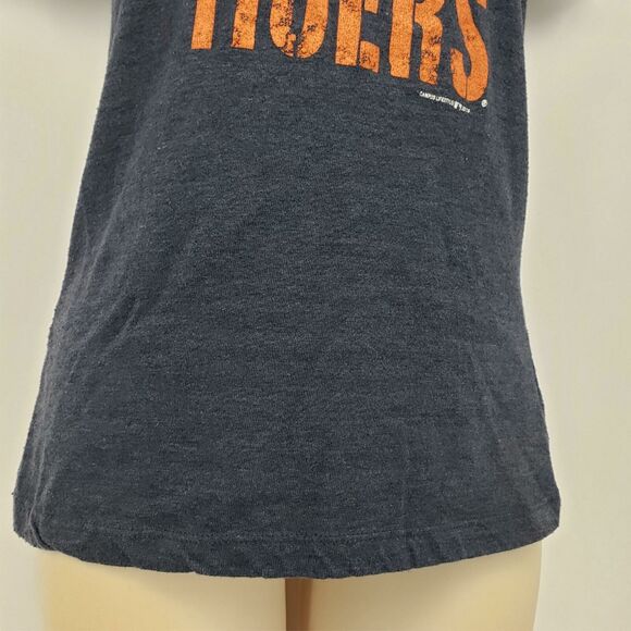 Detroit Tigers Spell-Out MLB T-Shirt Juniors Size Small Gray Short Sleeve - Picture 5 of 7